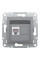 Розетка компьютерная, RJ45, кат.6, UTP Сталь Asfora, EPH4700162