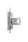 Розетка компьютерная, RJ45, кат.6, UTP, двойная Алюминий Asfora, EPH4800161