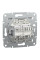Розетка компьютерная, RJ45, кат.6, UTP, двойная Белая, Asfora EPH4870121