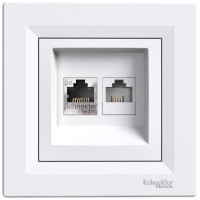 РОЗЕТКА КОМП+ТЕЛ БІЛА ASFORA Schneider Electric EPH4900121