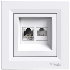 РОЗЕТКА КОМП+ТЕЛ БІЛА ASFORA Schneider Electric EPH4900121