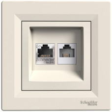 РОЗЕТКА КОМП-НА КРЕМ ASFORA Schneider Electric EPH4900123