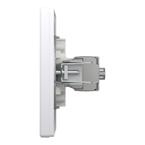 Розетка компьютерная, RJ45, кат.5е, STP Белая, Asfora EPH5000121