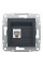 Розетка компьютерная, RJ45, кат.5е, STP Антрацит Asfora, EPH5000171