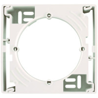 Коробка для наружного монтажа 1-постовая Кремовая, Asfora EPH6100123