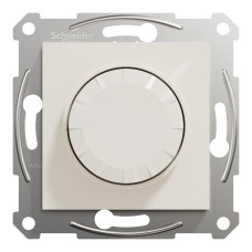 Светорегулятор поворотный LED, RC 3-370 Вт, Кремовый, Asfora, EPH6870123