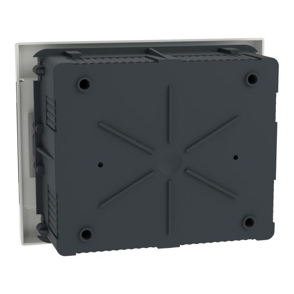 Щит пластиковый Easy9 EU, врезной, 1 ряд 8 модулей, дымчатые двери, Schneider Electric EZ9EUA108