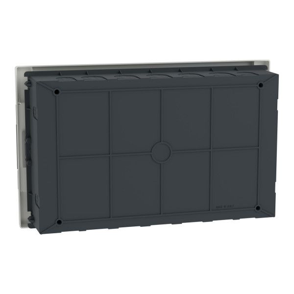 Щит пластиковый Easy9 EU, врезной, 1 ряд 18 модулей, дымчатые двери, Schneider Electric EZ9EUA118