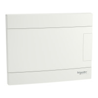 Щит пластиковый Easy9 EU, врезной, 1 ряд 8 модулей, белые двери, Schneider Electric EZ9EUB108