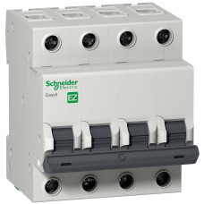Автоматичний вимикач 4P, 63A, С, 6kA, Easy9, Schneider Electric EZ9F34463
