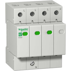 Ограничитель перенапряжения 3Р+N, 45кА/20кА/1.3kB, Easy9, Schneider Electric EZ9L33745