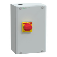КОРПУС ДЛЯ GV3 БЕЗ АВТОМ. ЧЕРВОН\РУКОЯТ, Schneider Electric GV3PC02