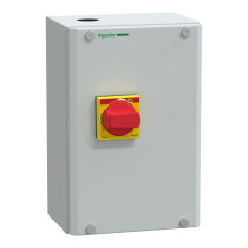 КОРПУС ДЛЯ GV3 БЕЗ АВТОМ. ЧЕРВОН\РУКОЯТ, Schneider Electric GV3PC02