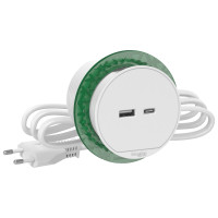 Розетка USB для зарядки в стол, белый, Schneider Electric INS44008