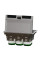 Напольный лючок для розеток, 6 модулей, металл, серый, 70x200x275, Schneider Electric INS52123