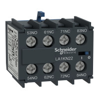БЛОК ДОДАТ.КОНТ.2НО+2НЗ ГВИНТ.КРІП., Schneider Electric LA1KN22