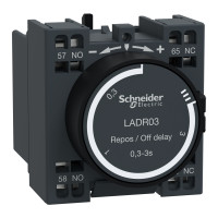ДОДАТ.КОНТ.БЛОК З ВИТРИМКОЮ ЧАСУ, Schneider Electric LADR03