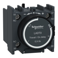 ДОДАТ.КОНТ.БЛОК З ВИТРИМКОЮ ЧАСУ, Schneider Electric LADT0