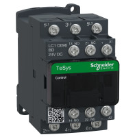 КОНТАКТОР 3P 9A AC3 =24В ШИН., Schneider Electric LC1D096BD