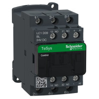 КОНТАКТОР 3Р,9A,НО+НЗ,24В,2.4Вт,РОЗШИР., Schneider Electric LC1D09BL
