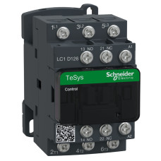 КОНТАКТОР TESYS D 3Р 16A, ~24В, ШИН/НАК, Schneider Electric LC1D126B7