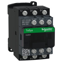 ЖД КОНТАКТОР TESYS LC1D 3P 12А =24В СТД, Schneider Electric LC1D126BDS207