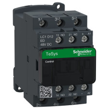 КОНТАКТОР 3Р,12A,НО+НЗ,48В ОБМЕЖ., Schneider Electric LC1D12ED