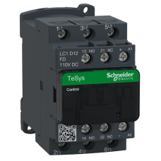 КОНТАКТОР 3Р,12A,НО+НЗ,110В ОБМЕЖ., Schneider Electric LC1D12FD