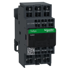 КОНТАКТОР 3Р,18A,НО+НЗ,24В 50Гц ПРУЖ., Schneider Electric LC1D183B7