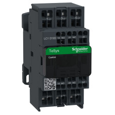 КОНТАКТОР 3Р,18A,НО+НЗ,220В 50Гц ПРУЖ., Schneider Electric LC1D183M7