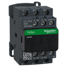 КОНТАКТОР TESYS GREEN D18 100-250 AC/DC, Schneider Electric LC1D18KUE