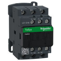 КОНТАКТОР D 3Р, 18A,НО+НЗ, 200В 50/60Гц, Schneider Electric LC1D18L7