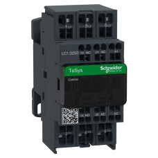 КОНТАКТОР 3Р 25A 1НО+1НЗ, ~220В ПРУЖ., Schneider Electric LC1D253M7