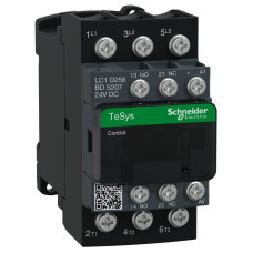 ЖД КОНТАКТОР TESYS LC1D 3P 25А =24В СТД, Schneider Electric LC1D256BDS207