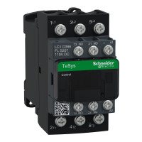 ЖД КОНТАКТОР TESYS LC1D 3P 38А=110В НИЗК, Schneider Electric LC1D386FLS207