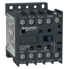 КОНТАКТОР TESYS K 3P 9A НВ ~24В ГВИНТ, Schneider Electric LC1K0910B7