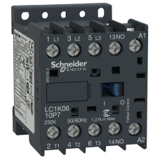 КОНТАКТОР TESYS K 3P 9A НВ ~220В ГВИНТ, Schneider Electric LC1K0910M7