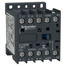 КОНТАКТОР TESYS K 3P 9A НВ ~230В ГВИНТ, Schneider Electric LC1K0910P7