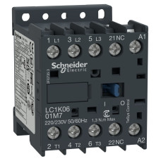 КОНТАКТОР TESYS K 3P 12A НЗ ~24В ГВИНТ, Schneider Electric LC1K1201B7