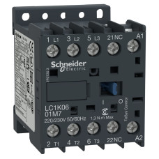 КОНТАКТОР TESYS K 3P 16A НЗ ~110В ГВИНТ, Schneider Electric LC1K1601F7