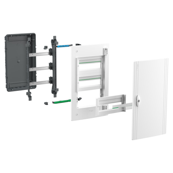 Щит розподільчий врізний, 2 ряди, 26 модулів, димчасті двері, PrismaSeT XS Schneider Electric LVSXP213