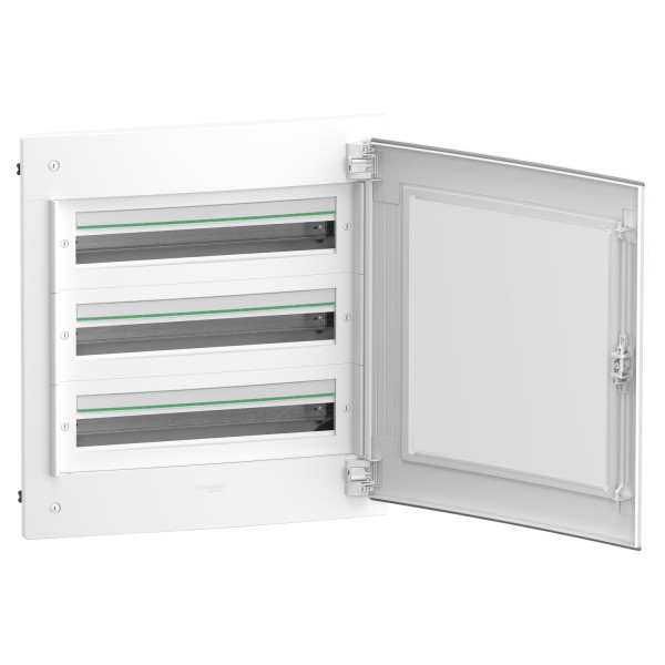 Щит розподільчий врізний, 3 ряди, 72 модулі, прозорі двері, PrismaSeT XS Schneider Electric LVSXP324