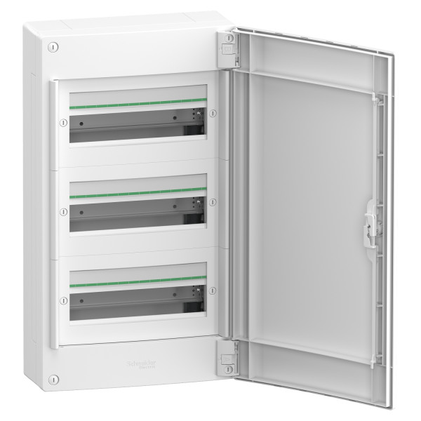 Щит розподільчий навісний, 3 ряди, 39 модулів, білі двері, PrismaSeT XS Schneider Electric LVSXQ313