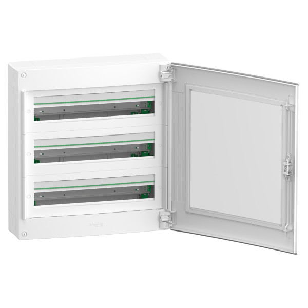 Щит розподільчий навісний, 3 ряди, 72 модулі, прозорі двері, PrismaSeT XS Schneider Electric LVSXR324