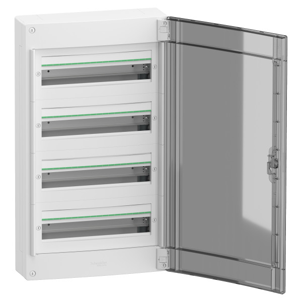 Щит розподільчий навісний, 4 ряди, 72 модулі, димчасті двері, PrismaSeT XS Schneider Electric LVSXR418