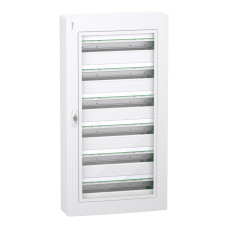 Щит розподільчий навісний, 6 рядів, 144 модулі, прозорі двері, PrismaSeT XS Schneider Electric LVSXR624
