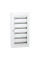 Щит розподільчий навісний, 6 рядів, 144 модулі, прозорі двері, PrismaSeT XS Schneider Electric LVSXR624
