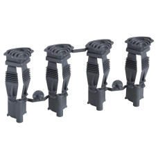 MINI PRAGMA фиксаторы для Г/К 4шт. Пластиковые Schneider Electric MIP99047