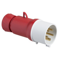 Штекерная вилка, винтовая, 32А, 3P+N+E, IP44, 380-415В, Schneider Electric PKE32M435