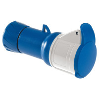 Розетка кабельна, гвинтова, 16А, 2P+E, IP44, 200-250В, Schneider Electric PKF16M423